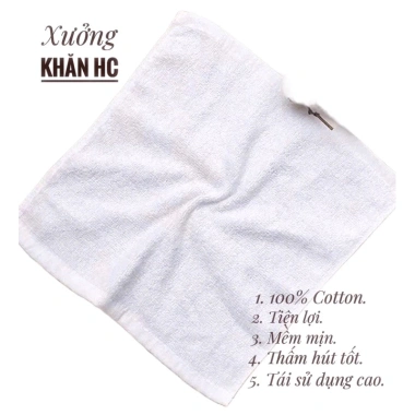 Khăn lau đa năng 30x30cm 2 mặt bông Siêu đẹp cho trẻ em - Giá chỉ 4.750 VND