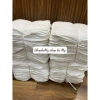 Khăn lau đa năng cotton 100% 30x30cm trắng viền - Bán theo cân, giảm giá 69.900₫ 8