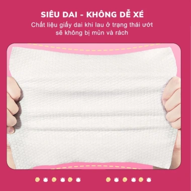 Khăn Lau Đa Năng Gấu Dâu LOTSO 200 tờ Siêu Mềm Mại - Giá chỉ 55.000đ, giảm mạnh, chất lượng nội địa