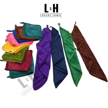 Khăn lau đa năng KT 35x35cm - ô tô, bếp, nail, siêu thấm, giá chỉ 12.000đ 3