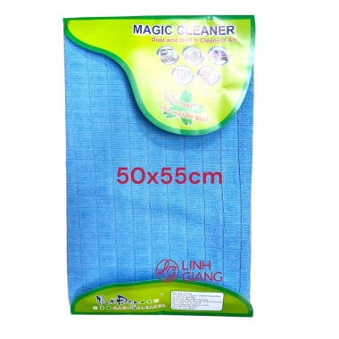 Khăn Lau Đa Năng Nhà Đẹp Linh Giang - Microfiber siêu mịn, siêu thấm, không bụi, an toàn da, giảm giá 31.000 VND