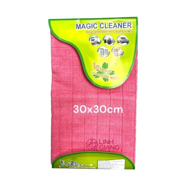 Khăn Lau Đa Năng Nhà Đẹp Linh Giang - Microfiber siêu mịn, siêu thấm, không bụi, an toàn da, giảm giá 31.000 VND