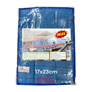 Khăn Lau Đa Năng Nhà Đẹp Linh Giang - Microfiber siêu mịn, siêu thấm, không bụi, an toàn da, giảm giá 31.000 VND