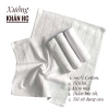 Khăn lau đa năng set 10 chiếc vuông trắng 28x28cm Giá ưu đãi 27.000 dùng làm khăn lau bát, nhà hàng, khách sạn