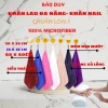 Khăn lau đa năng vuông COMBO 10 - không sổ lông, thấm hút, sạch cho nail, móng, bếp 59k 2