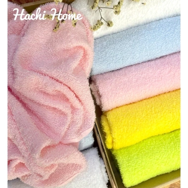 Khăn lau đầu cotton 35x85cm hộp 5 chiếc - Thấm hút tốt, nhẹ mỏng, thích hợp du lịch và thể thao - Giá 72.000đ 3