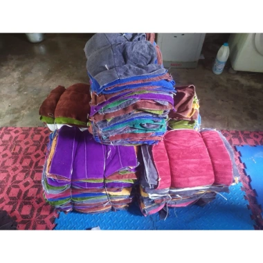Khăn lau ghép miếng microfiber bán kg - mềm mịn, thấm hút cao, giá 60k (giảm từ 72k) cho hàng quán, giải khát 6