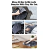 Khăn Lau Khô Ô tô Xe Máy Cao Cấp Siêu Thấm Hút – Không Đổ Lông, 30x30 & 40x60cm, Viền Xám Đen 8