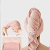 Khăn Lau Khô Tóc Microfiber Thấm Nước Dây Đeo Đàn Hồi Nhanh Khô HICKIES 35k 2