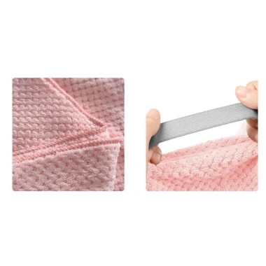 Khăn Lau Khô Tóc Microfiber Thấm Nước Dây Đeo Đàn Hồi Nhanh Khô HICKIES 35k