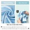 Khăn lau kính microfiber, móc treo, không để lại vết nước, siêu thấm hút 20.000đ 2