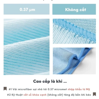 Khăn lau kính microfiber, móc treo, không để lại vết nước, siêu thấm hút 20.000đ 3 Khăn lau kính microfiber, móc treo, không để lại vết nước, siêu thấm hút 20.000đ 3