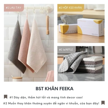 Khăn lau kính microfiber, móc treo, không để lại vết nước, siêu thấm hút 20.000đ