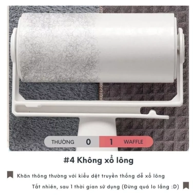 Khăn lau kính Waffe FEEKA microfiber có móc treo – Không rụng lông, siêu xịn, chỉ 20.000₫ 6