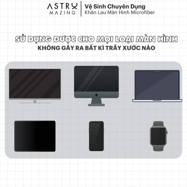 Khăn lau màn hình microfiber AstroMazing mềm mịn không xước: Giá ưu đãi 44.100₫ 5