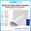 Khăn lau màn hình Microfiber ZenBox đa năng - Giá chỉ 25.000đ, phù hợp cho kính, điện thoại, laptop, iPad