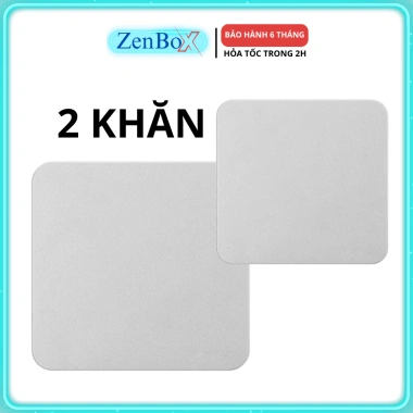 Khăn lau màn hình Microfiber ZenBox đa năng - Giá chỉ 25.000đ, phù hợp cho kính, điện thoại, laptop, iPad