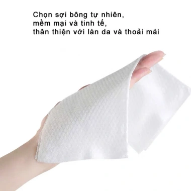 Khăn lau mặt 1 lần khô, tiện tẩy trang – Giá chỉ 24.900₫, giảm từ 30.378₫ 4
