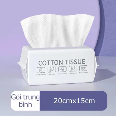 Khăn lau mặt 1 lần khô, tiện tẩy trang – Giá chỉ 24.900₫, giảm từ 30.378₫ 10