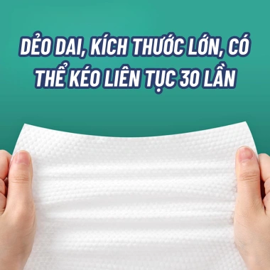 Khăn Lau Mặt 100% Cotton Dùng 1 Lần - Dạng Rút Tiện Lợi, Giá 69.500₫ 5
