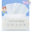Khăn lau mặt dùng 1 lần 50 tờ Cotton Tissue, khô, ướt, tẩy trang, tiện lợi - 13.800 VND 8