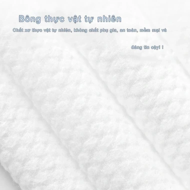 Khăn lau mặt dùng 1 lần 50 tờ Cotton Tissue, khô, ướt, tẩy trang, tiện lợi - 13.800 VND 9