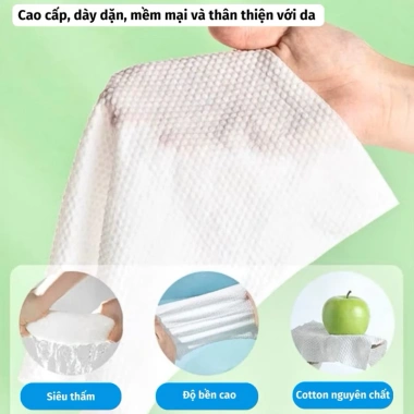 Khăn Lau Mặt Khô Dùng 1 Lần 600g 180 Tờ Hàng Nội Địa Trung Cấp Giá 99.000 VND 5