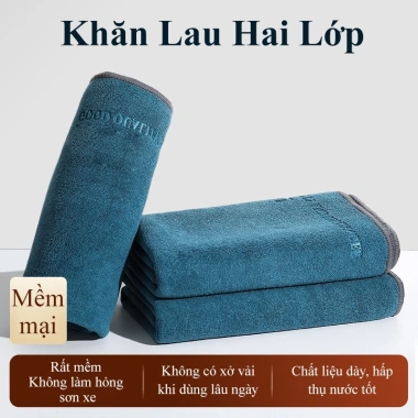 Khăn lau ô tô đa năng MYT – Vải lông cừu cao cấp, siêu dày, siêu hút nước, không để lại xơ – 52.000₫