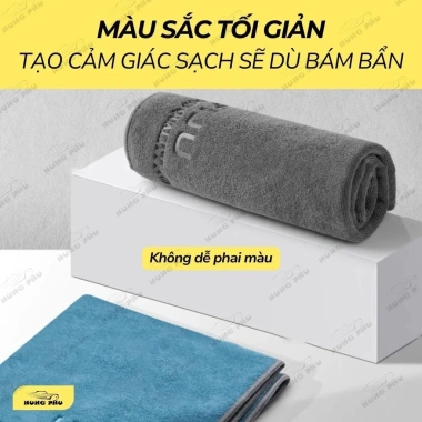 Khăn lau ô tô Microfiber dày cao cấp Siêu thấm, không đổ lông, đa dụng, chỉ 39.800đ 7