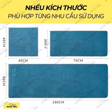 Khăn lau ô tô Microfiber dày cao cấp Siêu thấm, không đổ lông, đa dụng, chỉ 39.800đ 8