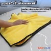 Khăn Lau Ô Tô Microfiber Hai Mặt Vàng Xám - Giá 9.000 VND, Siêu Thấm Hút, Dễ Vệ 2