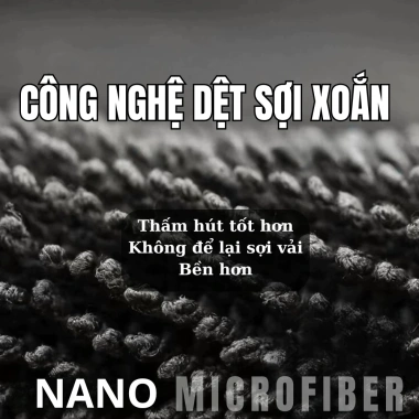 Khăn Lau Ô Tô Microfiber Nano Cao Cấp - Mềm Mịn Siêu Thấm, Đa Năng, Giá 38.500₫