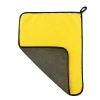 Khăn Lau Ô Tô Xe Hơi Đa Năng 2 Lớp Cao Cấp Microfiber Vàng 30x30 Siêu Sạch Không Đổ Lông Giá chỉ 9.000đ 3
