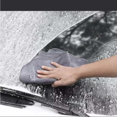 Khăn lau oto XUNDER khổ to mềm mịn, thấm nước, không để lại sợi vải Giá 14.900 VND 8