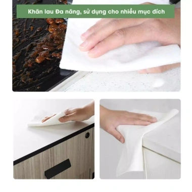 Khăn Lau Sợi Tre Đa Năng PANA – Siêu Thấm Hút, Không Dính Dầu, Kháng Khuẩn Tự Nhiên, 110.000₫
