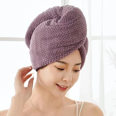 Khăn Lau Tóc Khô Nhanh YUNANUN - Mũ San Hô Dày, Thấm Hút Bền, Giá 44.280đ
