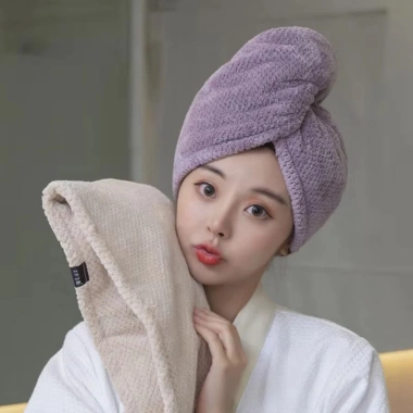 Khăn Lau Tóc Khô Nhanh YUNANUN - Mũ San Hô Dày, Thấm Hút Bền, Giá 44.280đ