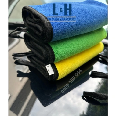 Khăn Lau Xe Hơi Ô Tô Cao Cấp Microfiber Siêu Thấm Không Rụng Lông Giá 12.000đ 8