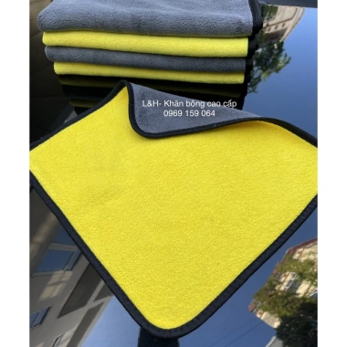Khăn Lau Xe Hơi Ô Tô Cao Cấp Microfiber Siêu Thấm Không Rụng Lông Giá 12.000đ 9
