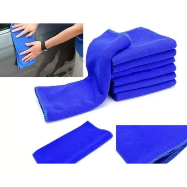 Khăn Lau Xe Microfiber 25x25 - Mềm Mịn, Thấm Hút Nước, Dùng cho Xe Hơi, Ô Tô, Xe Máy - Giá 6.370 VND 3