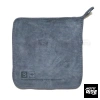 Khăn lau xe nội thất microfiber mềm mịn 30x30-80x40 xám Giá chỉ 20.000đ