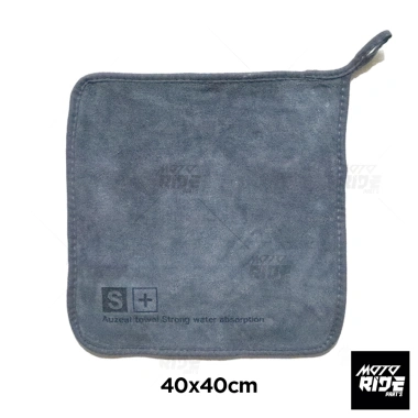 Khăn lau xe nội thất microfiber mềm mịn 30x30-80x40 xám Giá chỉ 20.000đ