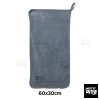 Khăn lau xe nội thất microfiber mềm mịn 30x30-80x40 xám Giá chỉ 20.000đ 6