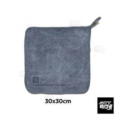 Khăn lau xe nội thất microfiber mềm mịn 30x30-80x40 xám Giá chỉ 20.000đ