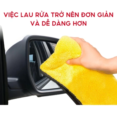 Khăn Lau Xe Ô Tô 3M Microfiber 2 Lớp 2 Mặt Siêu Mềm, Thấm Nhanh – Giá 13.000đ