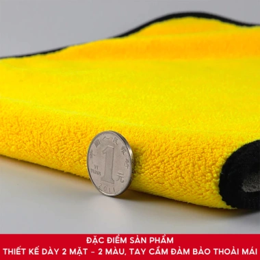 Khăn Lau Xe Ô Tô 3M Microfiber 2 Lớp 2 Mặt Siêu Mềm, Thấm Nhanh – Giá 13.000đ