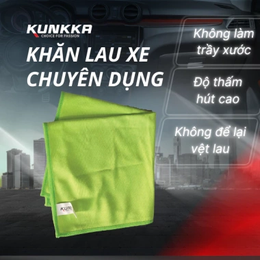 Khăn lau xe ô tô 40x40 Microfiber thấm hút nước, chống xước, lau kính - Giá 24.999đ 3