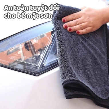 Khăn Lau Xe Ô Tô 600gsm Siêu Thấm, Chống Trầy Xước - Cao Cấp CoCo KL02 Giá 38,997₫ 3