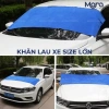 Khăn lau xe ô tô cỡ lớn Microfiber siêu thấm nước, không đổ lông - Lau kính, bếp