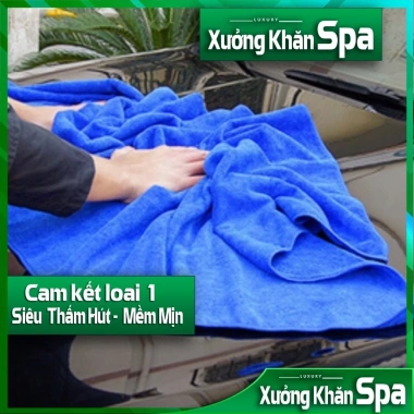 Khăn Lau Xe Ô Tô KT Lớn 70x140 Siêu Mềm Mịn Thấm Hút Cực Tốt Độ Thấm Nước 2